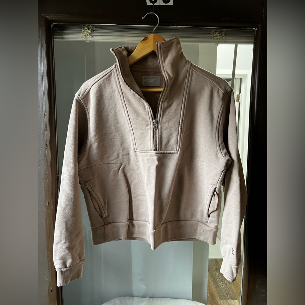 Everlane Track Quarter Zip Sweatshirt!